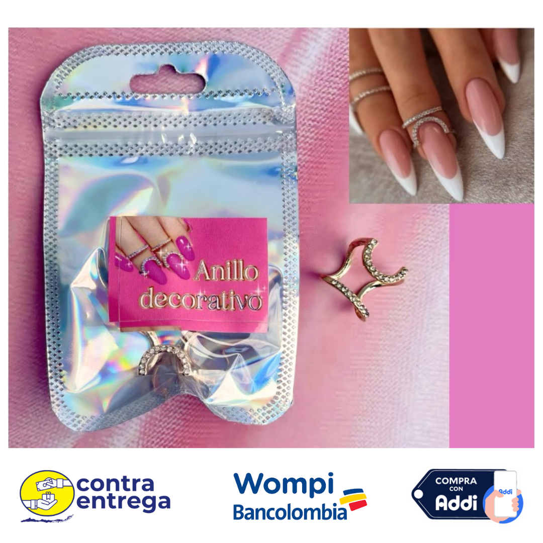 ANILLO DECORATIVO PARA FOTOS DE UÑAS. - Aned Cosmetics