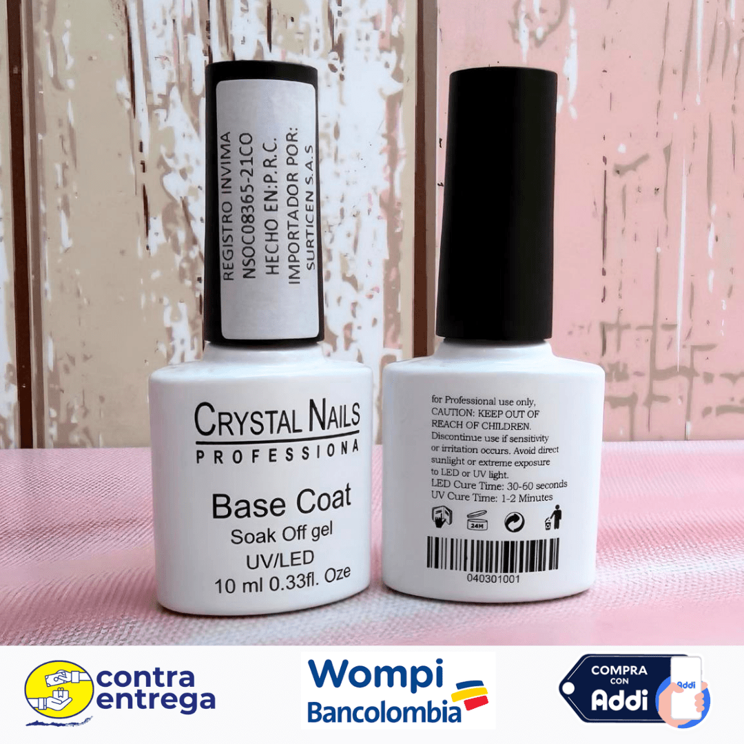 BASE COAT CRYSTAL NAILS 10ML. - Aned Cosmetics