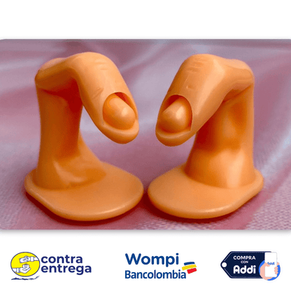 DEDO PLÁSTICO DE PRACTICA. - Aned Cosmetics