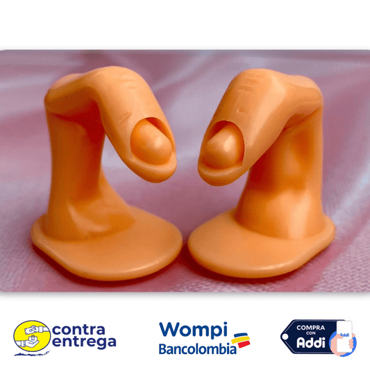 DEDO PLÁSTICO DE PRACTICA. - Aned Cosmetics