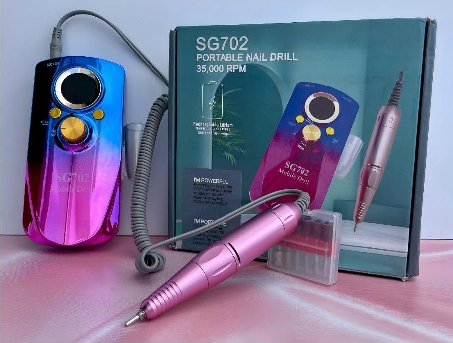 DRILL PULIDOR INALÁMBRICO SG - 702 30.000 RPM. - Aned Cosmetics