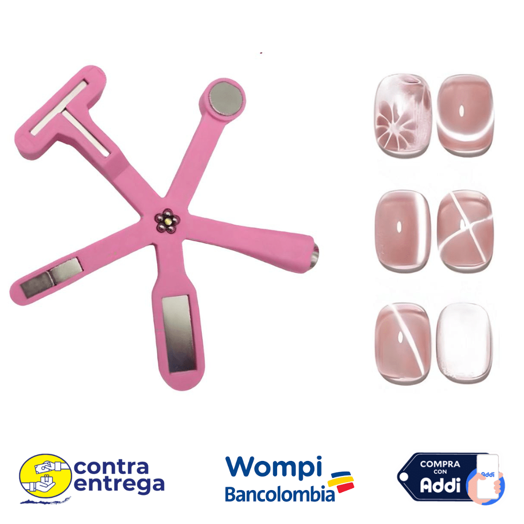 IMÁN PARA OJO DE GATO 6 FORMAS. - Aned Cosmetics