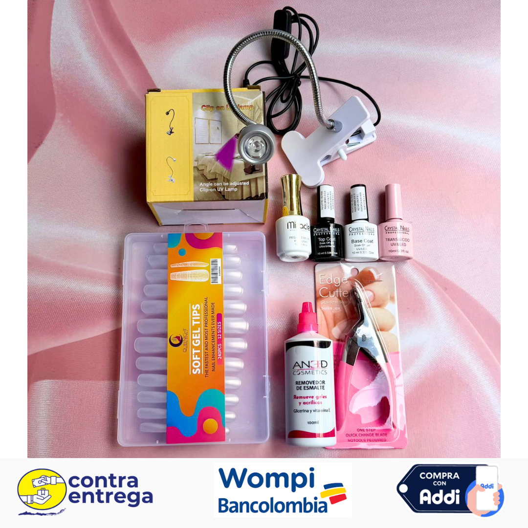 KIT SOFT GEL PROFESIONAL. - Aned Cosmetics