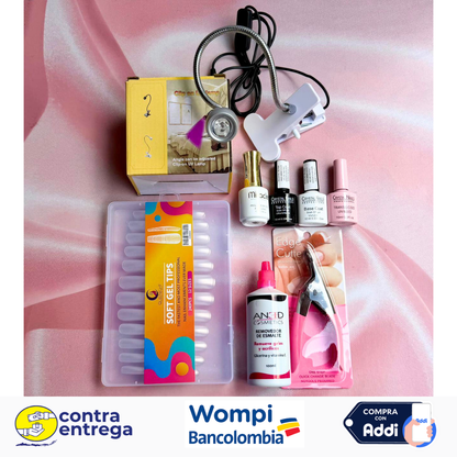 KIT SOFT GEL PROFESIONAL. - Aned Cosmetics