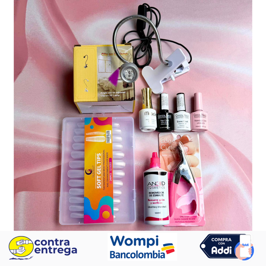 KIT SOFT GEL PROFESIONAL. - Aned Cosmetics