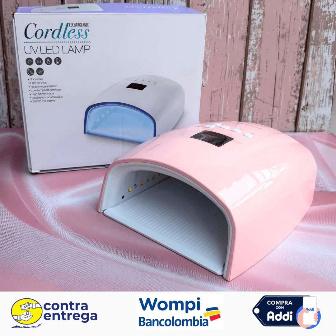LAMPARA LED UV INALÁMBRICA S10 288W. - Aned Cosmetics