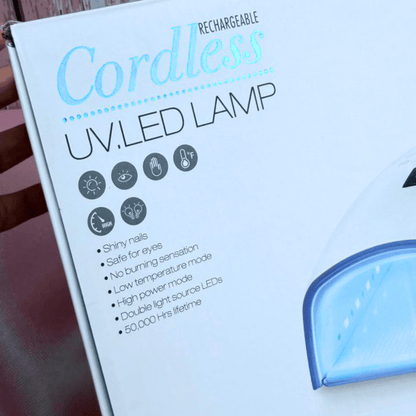 LAMPARA LED UV INALÁMBRICA S10 288W. - Aned Cosmetics