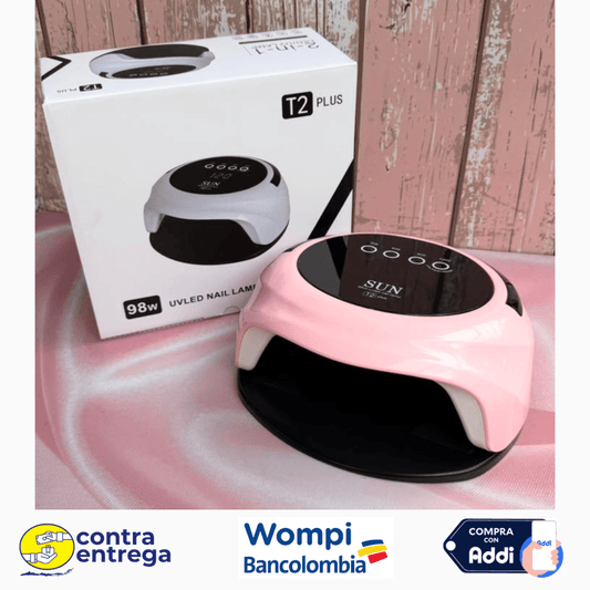 LÁMPARA LED UV SUN T2 PLUS 98W. - Aned Cosmetics