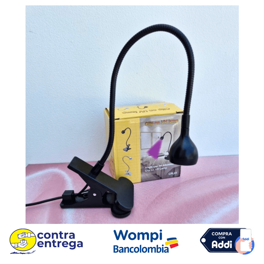 LÁMPARA LED UV TIPO GANCHO. - Aned Cosmetics