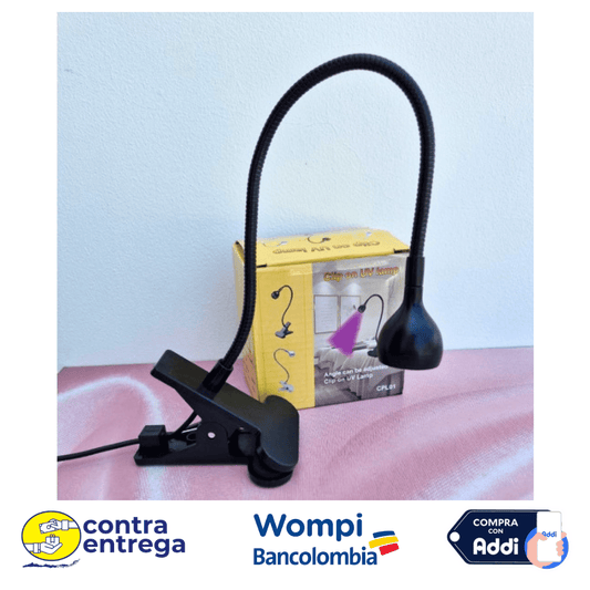 LÁMPARA LED UV TIPO GANCHO. - Aned Cosmetics