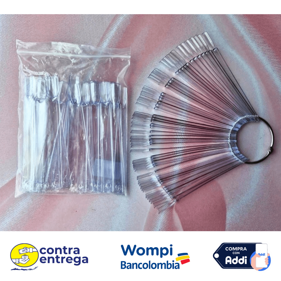 MUESTRARIO PARA UÑAS TIPO LLAVERO. - Aned Cosmetics