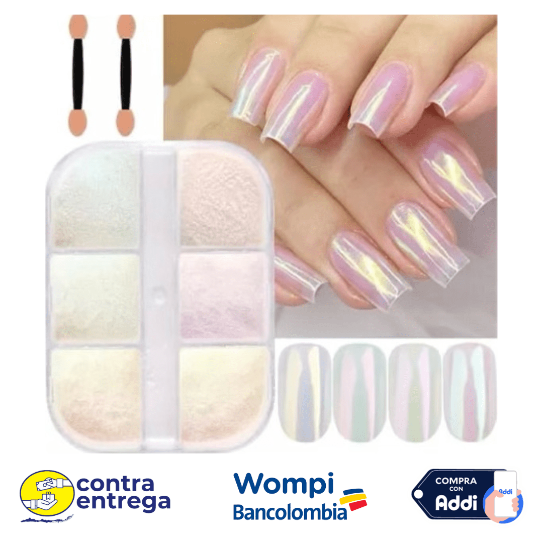 PALETA EFECTO AURORA X6. - Aned Cosmetics