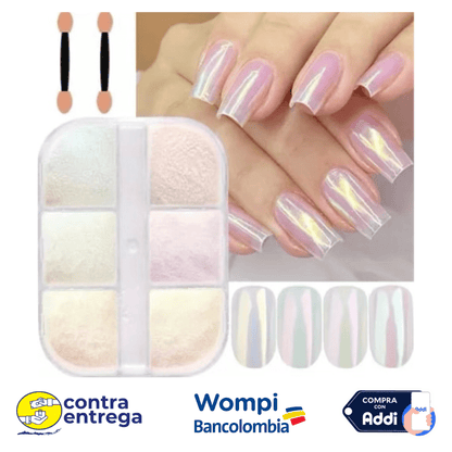 PALETA EFECTO AURORA X6. - Aned Cosmetics