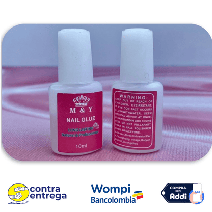 PEGA PARA UÑAS CON BROCHA. - Aned Cosmetics