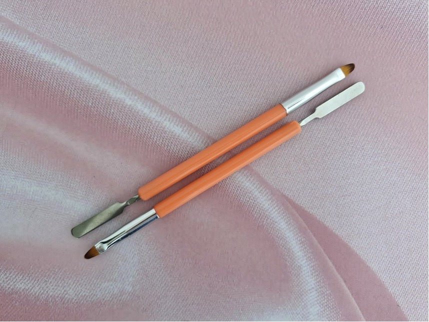 PINCEL DOBLE PARA POLYGEL. - Aned Cosmetics