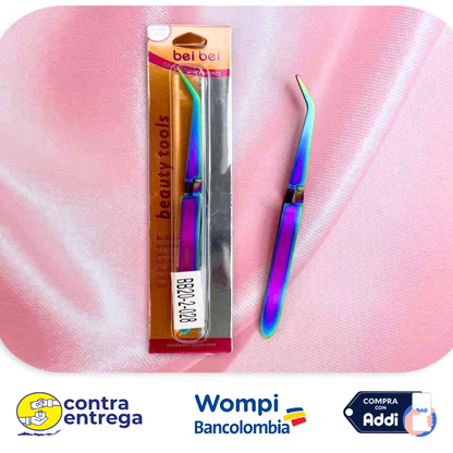 PINZA PRESIÓN CURVA TORNASOL. - Aned Cosmetics