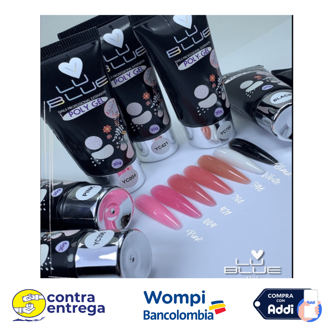 POLYGEL LU BLUE 30 GR. - Aned Cosmetics
