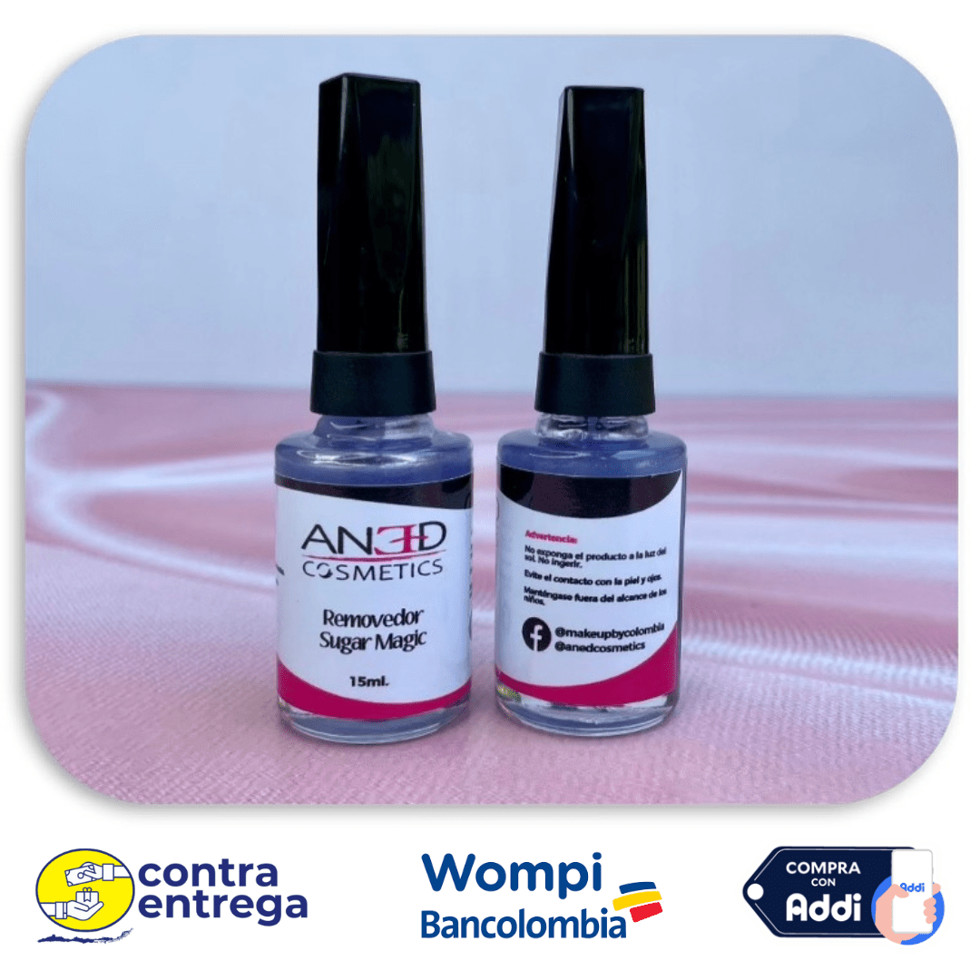 REMOVEDOR SUGAR MAGIC ANED COSMETICS 15ML. - Aned Cosmetics