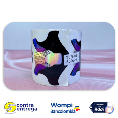 ROLLO MOLDE MARIPOSA X300 UNIDADES. - Aned Cosmetics
