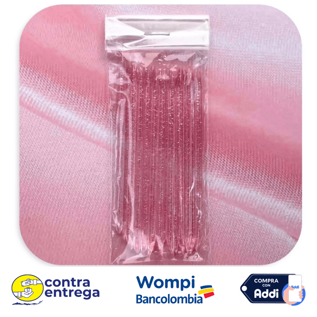 SET PALITOS PLÁSTICOS X20 UNIDADES. - Aned Cosmetics