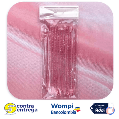SET PALITOS PLÁSTICOS X20 UNIDADES. - Aned Cosmetics