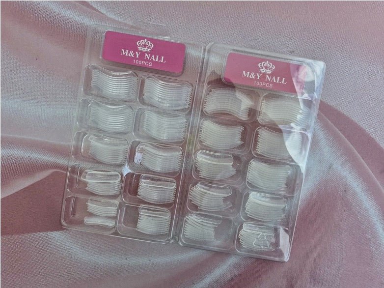 SET X100 UNIDADES MOLDE PARA UÑAS DUAL M&Y. - Aned Cosmetics