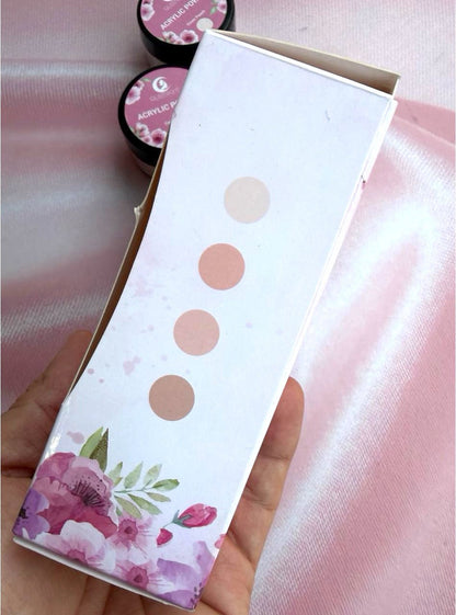 SET X4 POLVOS ACRÍLICOS QUEEN NIGHT 14 GR. - Aned Cosmetics