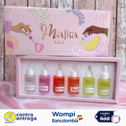 SET X6 ACEITES PARA CUTÍCULA MAJKA 30 ML. - Aned Cosmetics