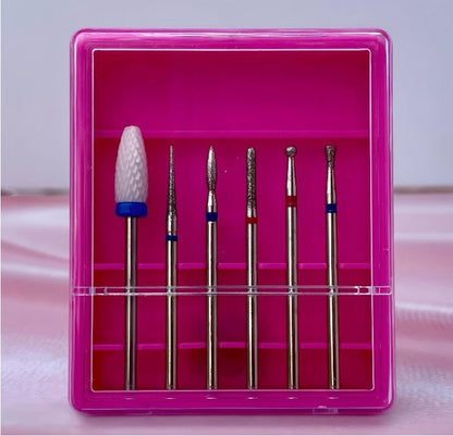 SET X6 PUNTAS PARA DRILL PULIDOR. - Aned Cosmetics