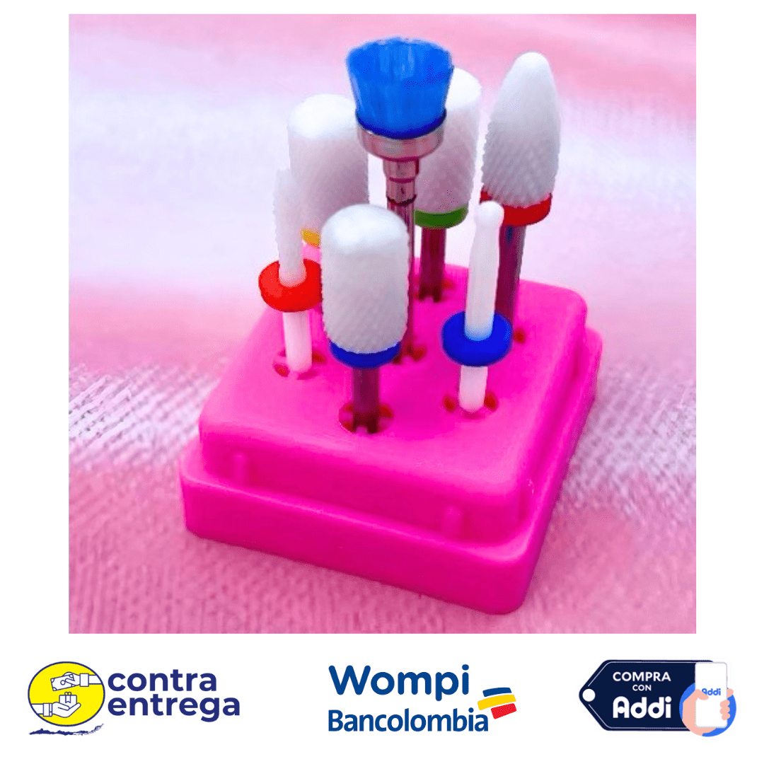 SET X7 PUNTAS DE CERÁMICA PARA DRILL. - Aned Cosmetics